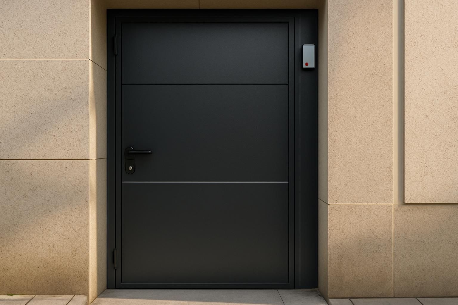 puertas antiokupas con alarma